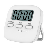 Digital Kitchen Timer 99 Minute Countdown Clock With LCD Display and Metal Mount - Pink
