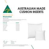 NNEDSZ Luxor Four Pack 35x60cm Aus Made Hotel Cushion Inserts Premium Memory Resistant Filling