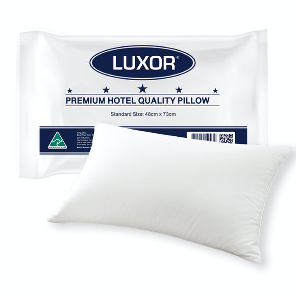 NNEDSZ Luxor Made Hotel Quality Pillow Standard Size Single Pack