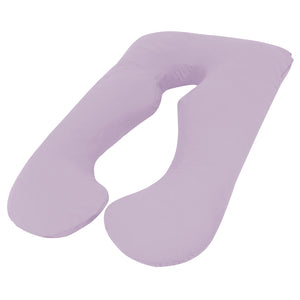 NNEDSZ Maternity Pregnancy Nursing Sleeping Body Pillow Pillowcase Included Lilac