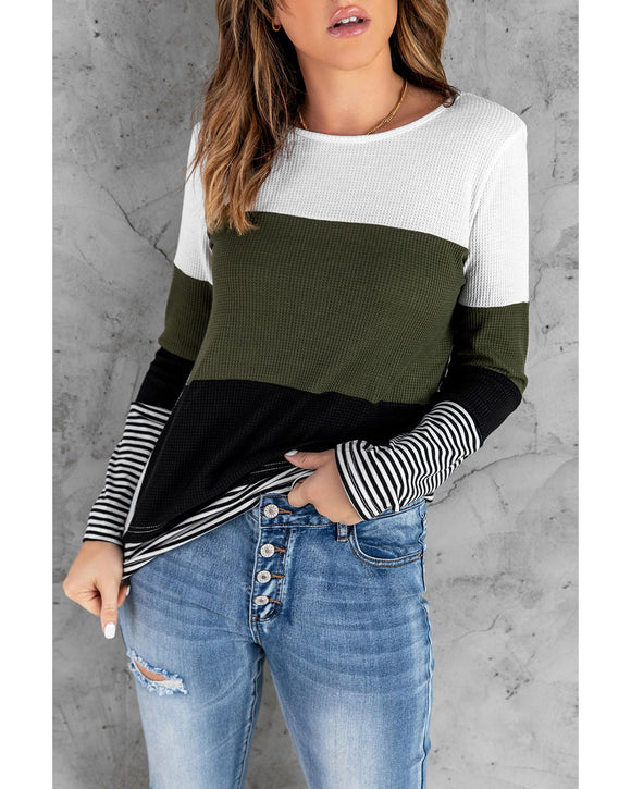 NNEDSZ Exchange Colorblock Stripes Top - XL