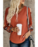 NNEDSZ Exchange Eyelet Thermal Knit Top - L