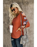 NNEDSZ Exchange Eyelet Thermal Knit Top - L