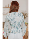 NNEDSZ Exchange Tie-Dye Peplum Top - 2XL