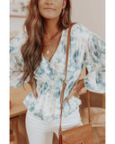 NNEDSZ Exchange Tie-Dye Peplum Top - 2XL