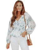 NNEDSZ Exchange Tie-Dye Peplum Top - 2XL