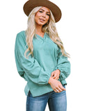 NNEDSZ Exchange Dolman Style V Neck Top - M