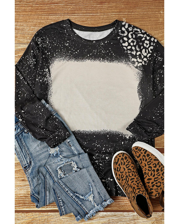 NNEDSZ Exchange Leopard Spot Pullover - M