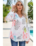 NNEDSZ Exchange Leopard Print Loose Top - 2XL