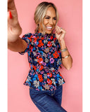 NNEDSZ Exchange Ruffle Peplum Top - L