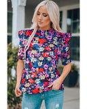 NNEDSZ Exchange Ruffle Peplum Top - M
