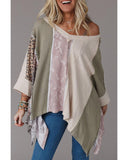 NNEDSZ Exchange Patchwork Oversized Top - M
