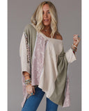 NNEDSZ Exchange Patchwork Oversized Top - M