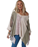 NNEDSZ Exchange Patchwork Oversized Top - M