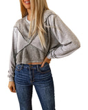 NNEDSZ Exchange Knitted Patchwork Cropped Top - M