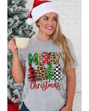 NNEDSZ Azura Exchange Christmas Tree Pattern Crew Neck Graphic Tee - L