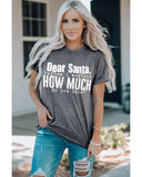 NNEDSZ Azura Exchange Christmas Funny Saying Print T-Shirt - 2XL