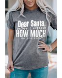 NNEDSZ Azura Exchange Christmas Funny Saying Print T-Shirt - XL