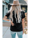 NNEDSZ Exchange Christmas Tree Pattern Graphic Tee - L