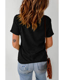 NNEDSZ Exchange Christmas Tree Pattern Graphic Tee - M