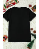 NNEDSZ Exchange Christmas Tree Pattern Graphic Tee - M