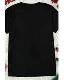 NNEDSZ Exchange Christmas Tree Pattern Graphic Tee - S