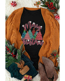 NNEDSZ Exchange Christmas Tree Pattern Graphic Tee - XL