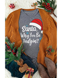 NNEDSZ Azura Exchange Santa Hat Snowflake Tee - L