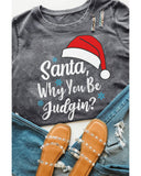 NNEDSZ Azura Exchange Santa Hat Snowflake Tee - XL