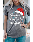 NNEDSZ Azura Exchange Santa Hat Snowflake Tee - XL