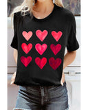 NNEDSZ Exchange Heart Graphic Tee for Valentines Day - S