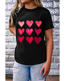 NNEDSZ Exchange Heart Graphic Tee for Valentines Day - S