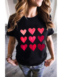 NNEDSZ Exchange Heart Graphic Tee for Valentines Day - S