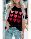 NNEDSZ Exchange Heart Graphic Tee for Valentines Day - S