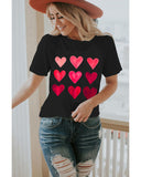 NNEDSZ Exchange Heart Graphic Tee for Valentines Day - S