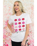 NNEDSZ Exchange Valentines Kisses Graphic Tee - L