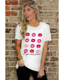 NNEDSZ Exchange Valentines Kisses Graphic Tee - L