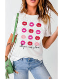 NNEDSZ Exchange Valentines Kisses Graphic Tee - L