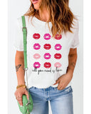 NNEDSZ Exchange Valentines Kisses Graphic Tee - L