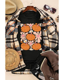 NNEDSZ Exchange Pumpkin Flower Square Graphic Tee - L
