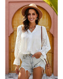NNEDSZ Exchange Eyelet Button Down Top - 2XL