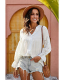 NNEDSZ Exchange Eyelet Button Down Top - 2XL