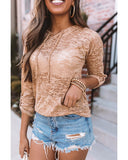 NNEDSZ Exchange Khaki Drawstring Hoodie with Kangaroo Pocket - 2XL