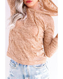 NNEDSZ Exchange Khaki Drawstring Hoodie with Kangaroo Pocket - 2XL