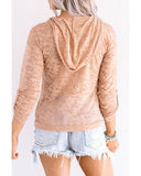 NNEDSZ Exchange Khaki Drawstring Hoodie with Kangaroo Pocket - 2XL