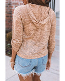 NNEDSZ Exchange Khaki Drawstring Hoodie with Kangaroo Pocket - 2XL