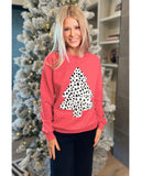 NNEDSZ Azura Exchange Leopard Print Pullover Sweatshirt - XL