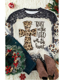 NNEDSZ Exchange Leopard Insert Bleached Sweatshirt - S