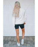 NNEDSZ Azura Exchange Embroidered Pullover Sweatshirt with Merry Christmas Truck Pattern - L