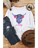 NNEDSZ Exchange Highland Heifer Moody Graphic Sweatshirt - 2XL